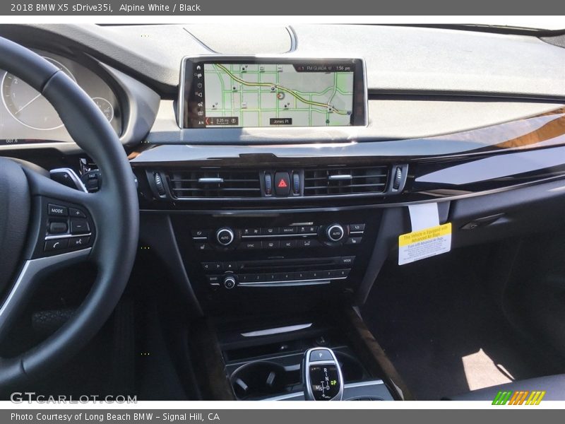 Alpine White / Black 2018 BMW X5 sDrive35i