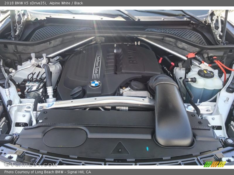 Alpine White / Black 2018 BMW X5 sDrive35i