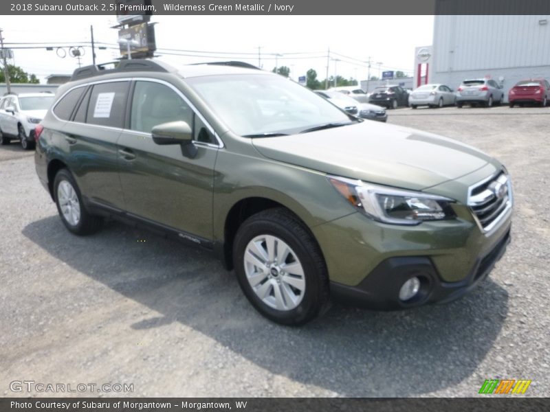 Wilderness Green Metallic / Ivory 2018 Subaru Outback 2.5i Premium