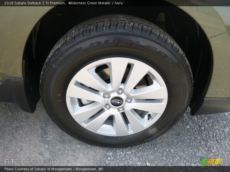 Wilderness Green Metallic / Ivory 2018 Subaru Outback 2.5i Premium