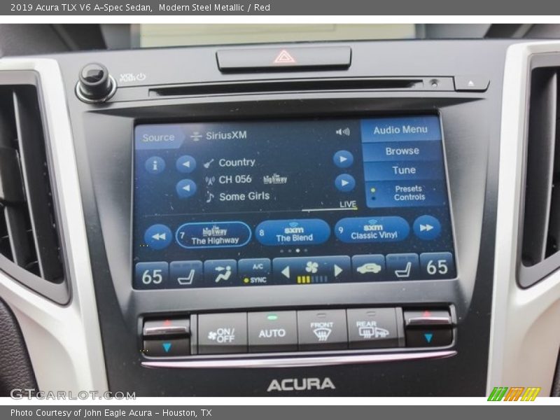 Modern Steel Metallic / Red 2019 Acura TLX V6 A-Spec Sedan