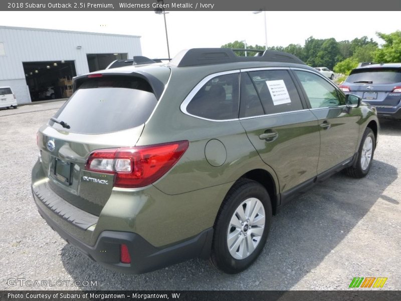 Wilderness Green Metallic / Ivory 2018 Subaru Outback 2.5i Premium