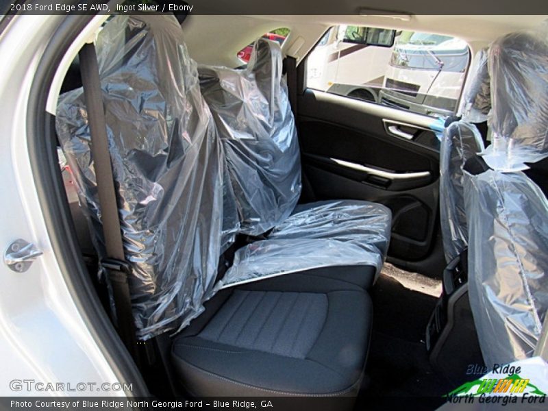 Ingot Silver / Ebony 2018 Ford Edge SE AWD