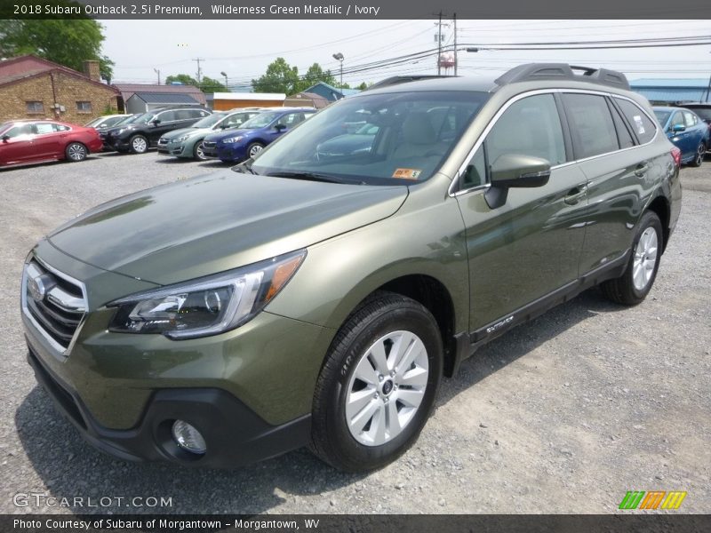 Wilderness Green Metallic / Ivory 2018 Subaru Outback 2.5i Premium