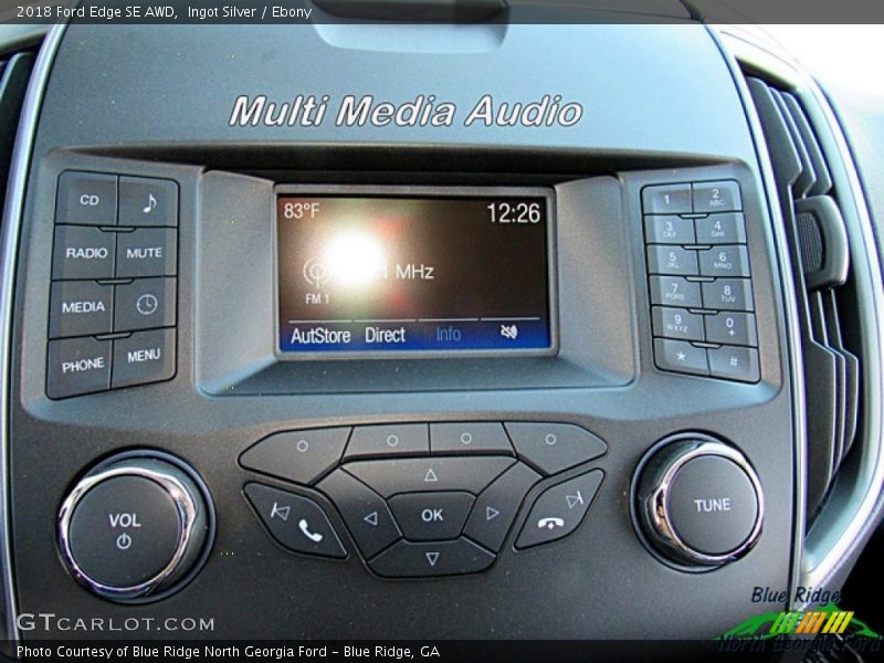 Ingot Silver / Ebony 2018 Ford Edge SE AWD