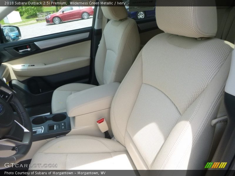 Wilderness Green Metallic / Ivory 2018 Subaru Outback 2.5i Premium