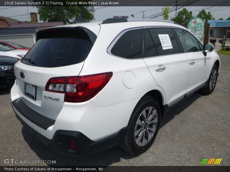 Crystal White Pearl / Java Brown 2018 Subaru Outback 2.5i Touring