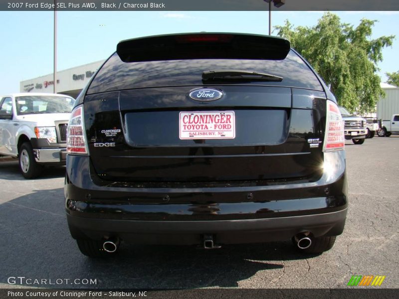 Black / Charcoal Black 2007 Ford Edge SEL Plus AWD