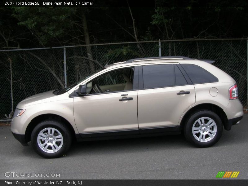 Dune Pearl Metallic / Camel 2007 Ford Edge SE