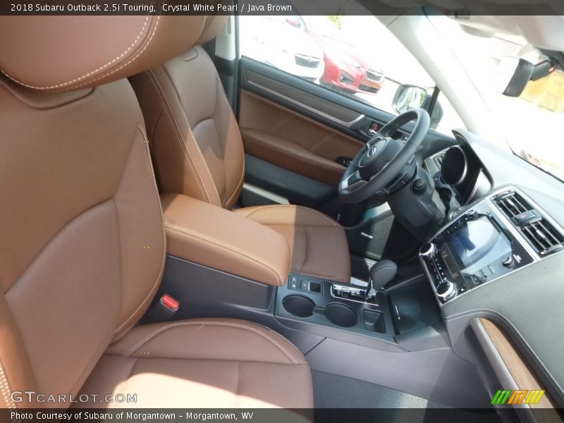 Crystal White Pearl / Java Brown 2018 Subaru Outback 2.5i Touring