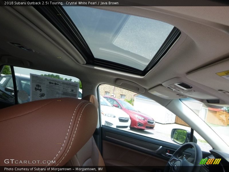 Crystal White Pearl / Java Brown 2018 Subaru Outback 2.5i Touring