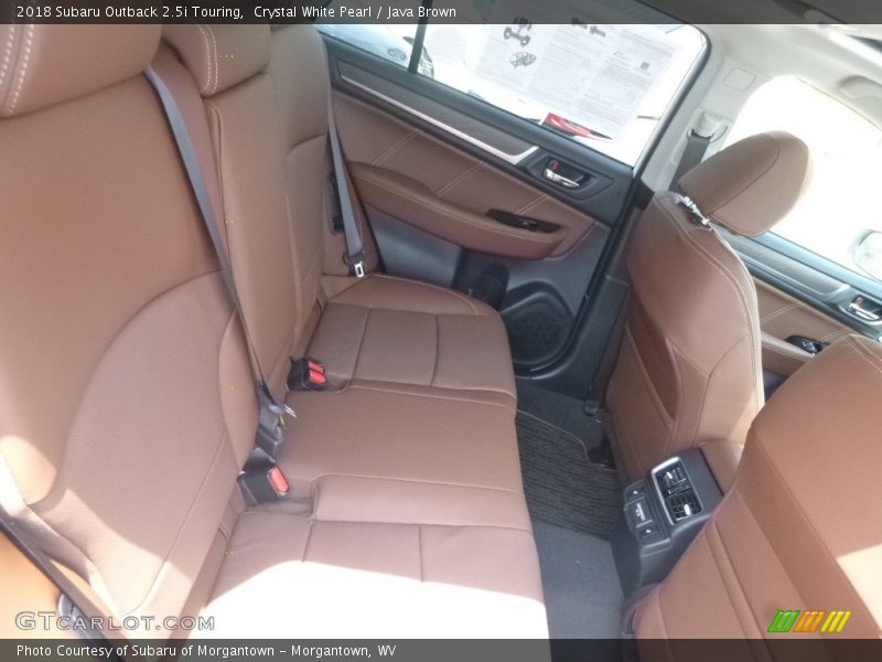 Crystal White Pearl / Java Brown 2018 Subaru Outback 2.5i Touring