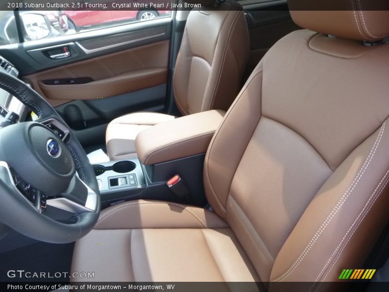 Crystal White Pearl / Java Brown 2018 Subaru Outback 2.5i Touring