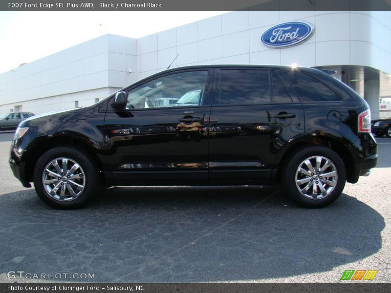 Black / Charcoal Black 2007 Ford Edge SEL Plus AWD
