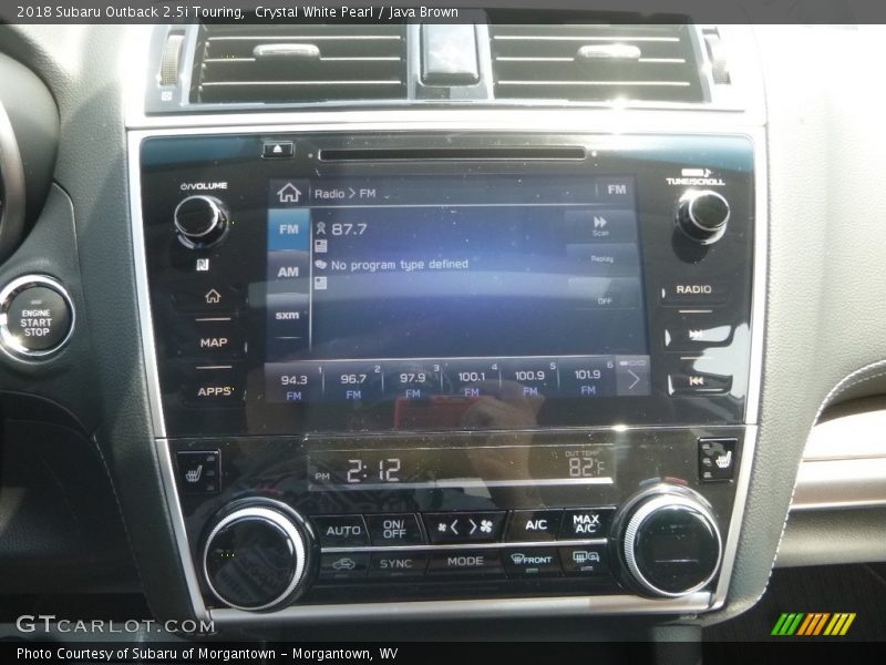 Crystal White Pearl / Java Brown 2018 Subaru Outback 2.5i Touring
