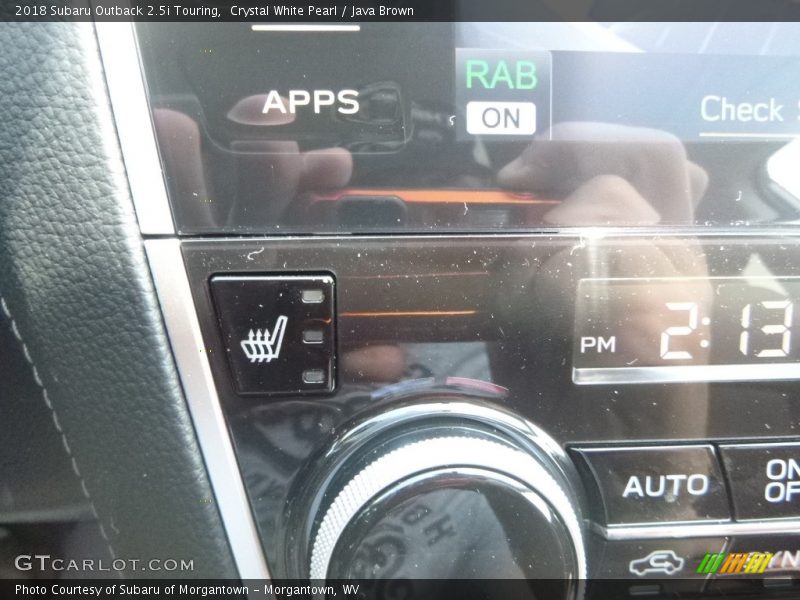 Crystal White Pearl / Java Brown 2018 Subaru Outback 2.5i Touring
