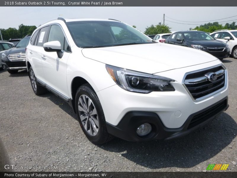 Crystal White Pearl / Java Brown 2018 Subaru Outback 2.5i Touring