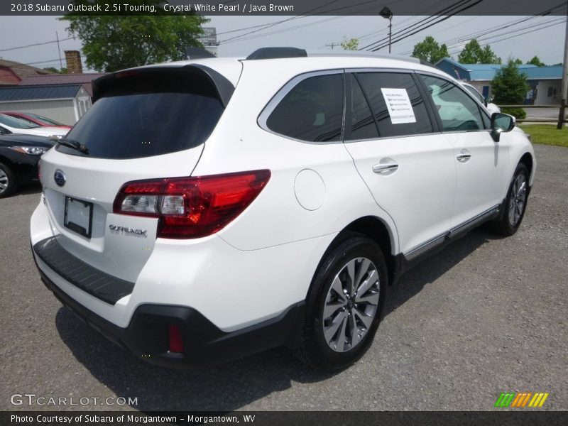 Crystal White Pearl / Java Brown 2018 Subaru Outback 2.5i Touring