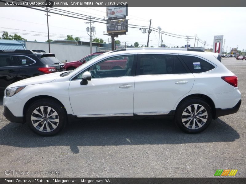 Crystal White Pearl / Java Brown 2018 Subaru Outback 2.5i Touring