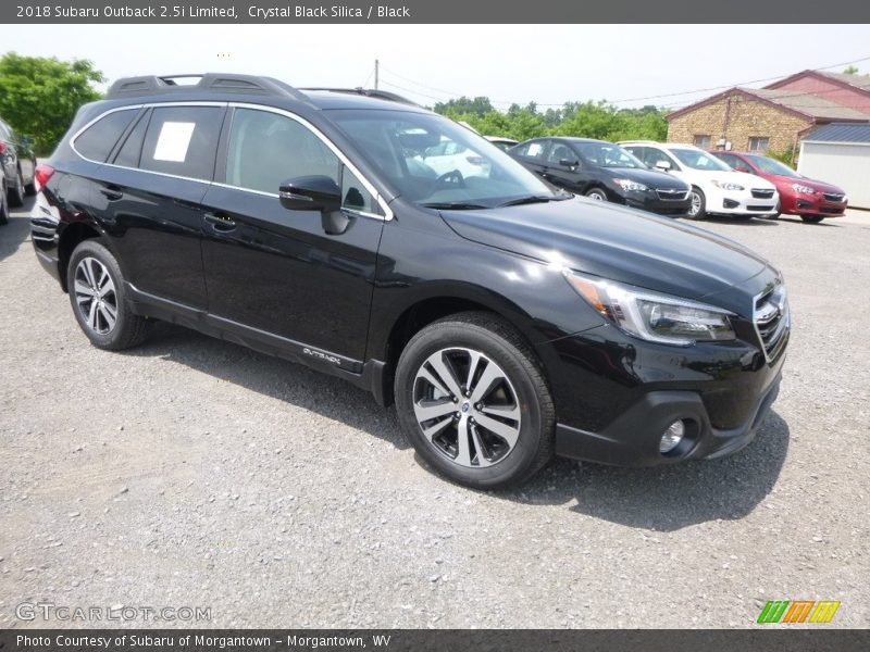 Crystal Black Silica / Black 2018 Subaru Outback 2.5i Limited