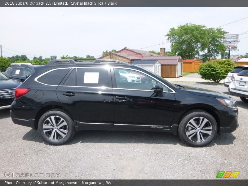 Crystal Black Silica / Black 2018 Subaru Outback 2.5i Limited