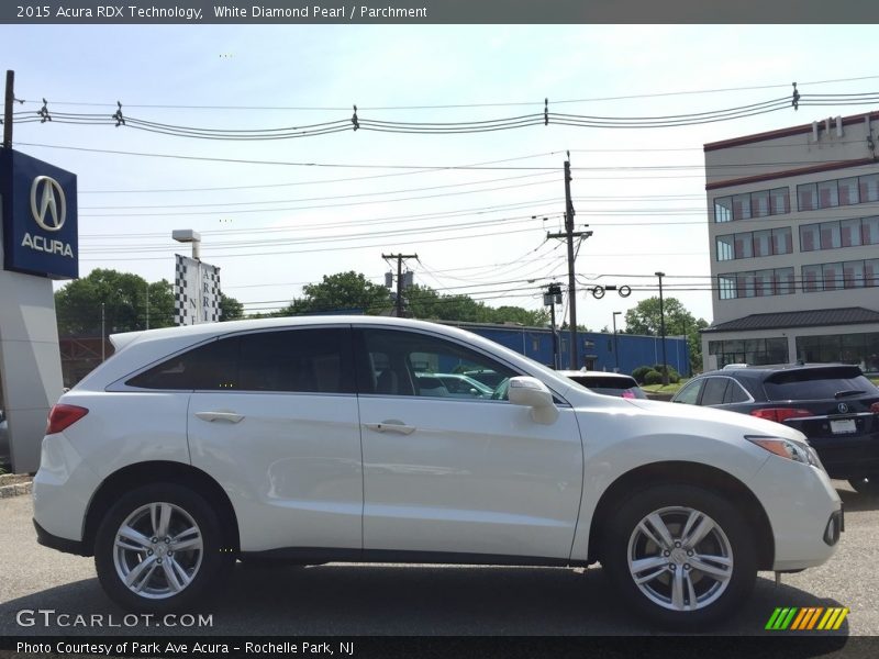 White Diamond Pearl / Parchment 2015 Acura RDX Technology