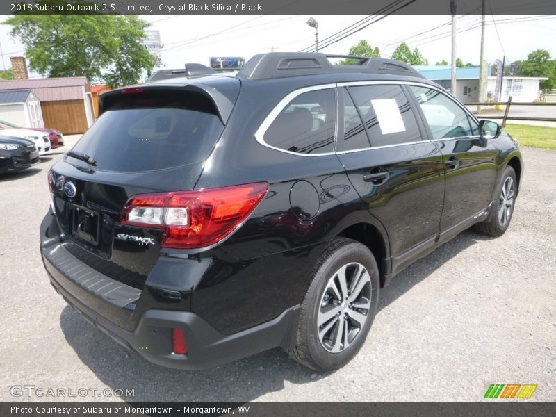 Crystal Black Silica / Black 2018 Subaru Outback 2.5i Limited
