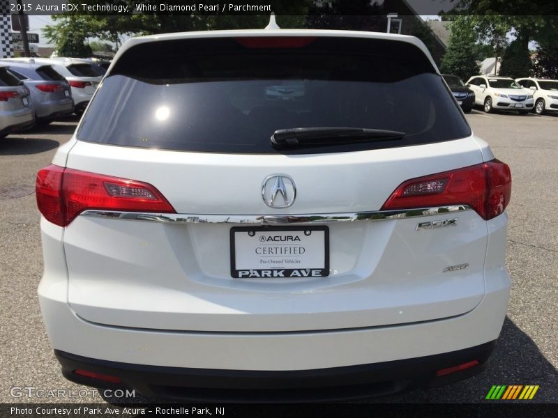White Diamond Pearl / Parchment 2015 Acura RDX Technology