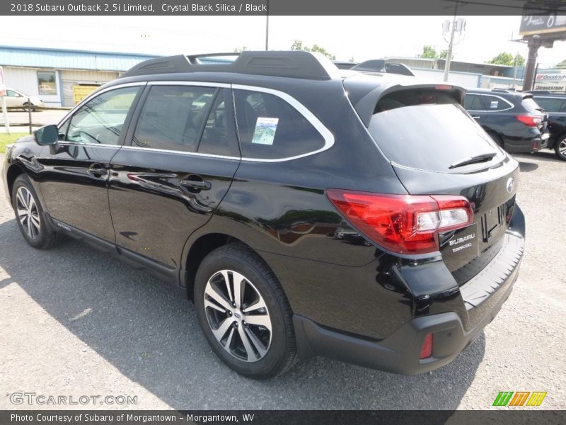 Crystal Black Silica / Black 2018 Subaru Outback 2.5i Limited