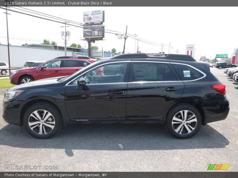 Crystal Black Silica / Black 2018 Subaru Outback 2.5i Limited