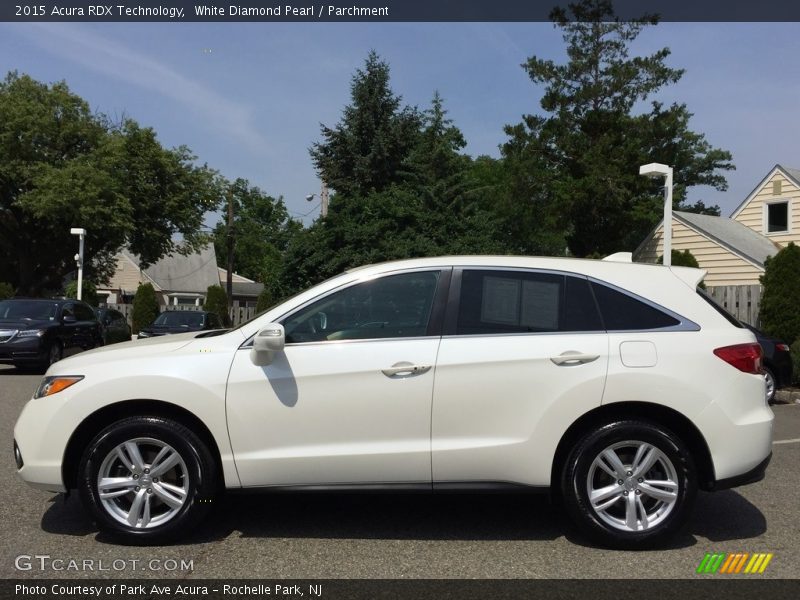 White Diamond Pearl / Parchment 2015 Acura RDX Technology