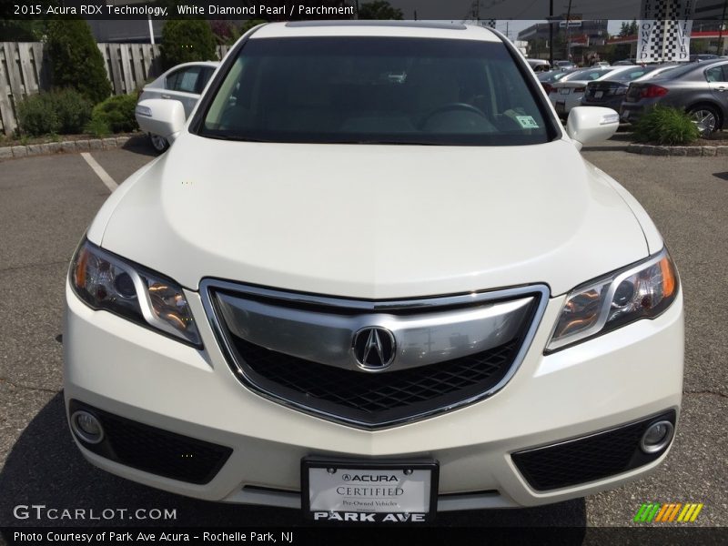 White Diamond Pearl / Parchment 2015 Acura RDX Technology