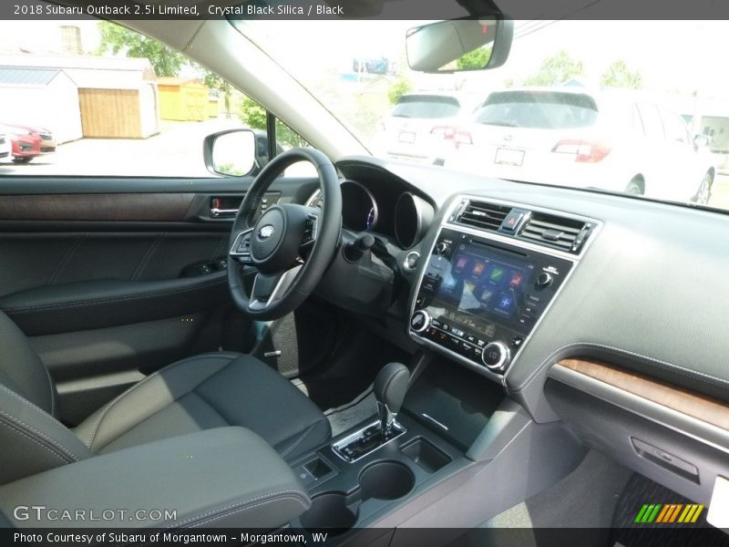 Crystal Black Silica / Black 2018 Subaru Outback 2.5i Limited