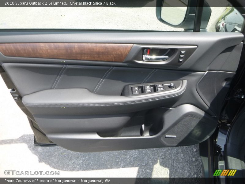 Crystal Black Silica / Black 2018 Subaru Outback 2.5i Limited