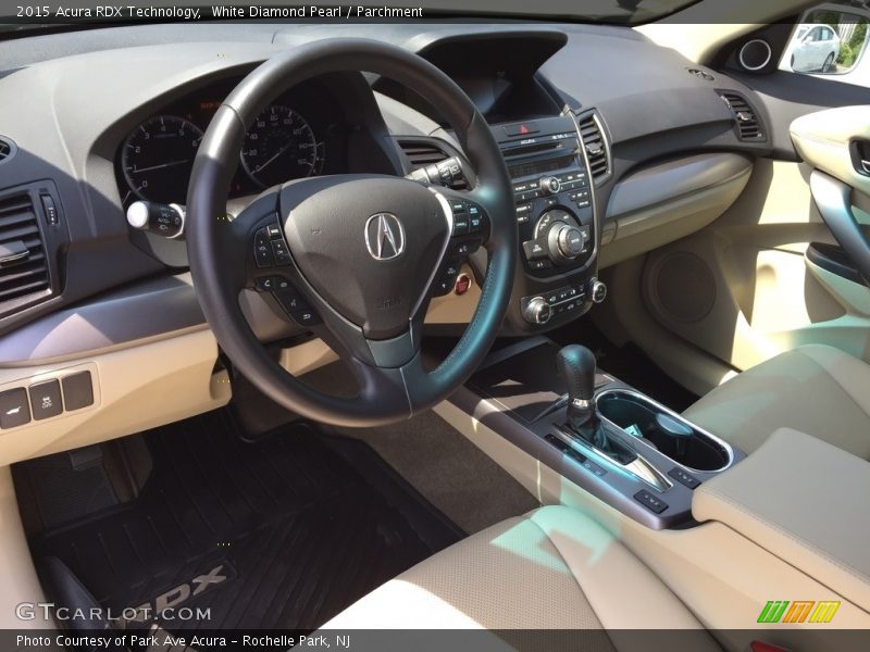 White Diamond Pearl / Parchment 2015 Acura RDX Technology