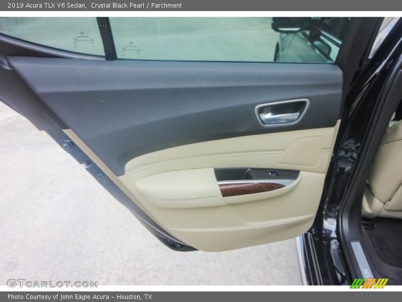 Crystal Black Pearl / Parchment 2019 Acura TLX V6 Sedan