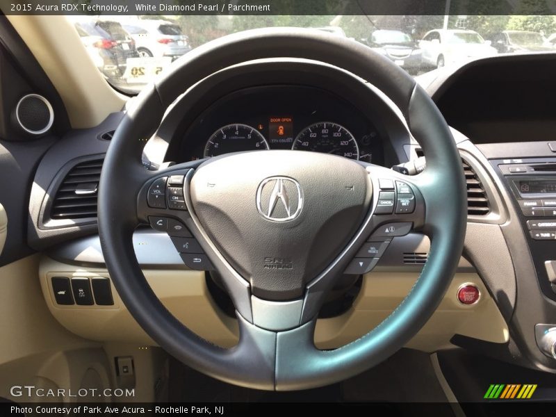White Diamond Pearl / Parchment 2015 Acura RDX Technology