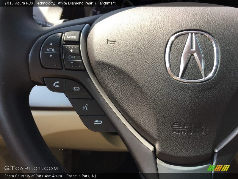 White Diamond Pearl / Parchment 2015 Acura RDX Technology