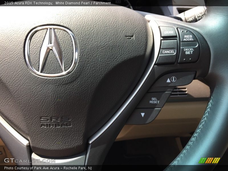 White Diamond Pearl / Parchment 2015 Acura RDX Technology