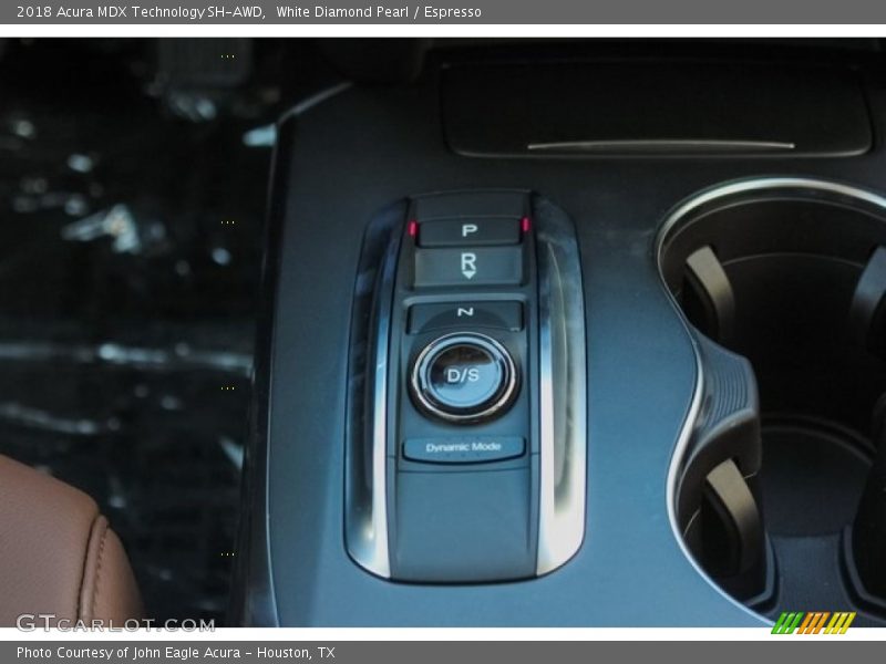 White Diamond Pearl / Espresso 2018 Acura MDX Technology SH-AWD