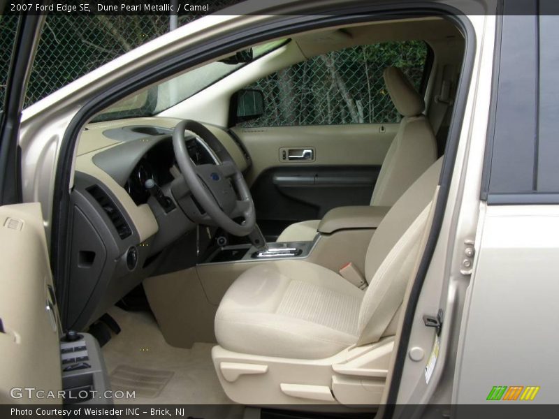 Dune Pearl Metallic / Camel 2007 Ford Edge SE