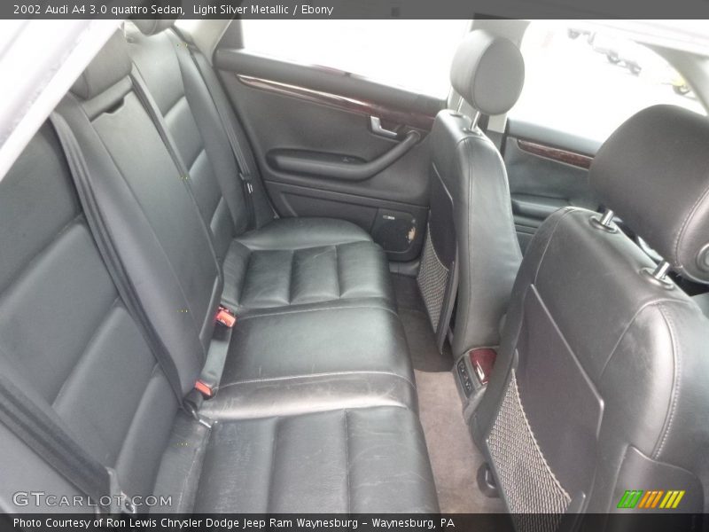 Light Silver Metallic / Ebony 2002 Audi A4 3.0 quattro Sedan