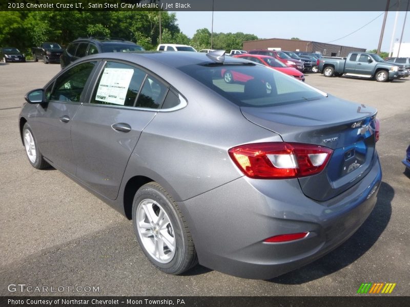 Satin Steel Gray Metallic / Jet Black 2018 Chevrolet Cruze LT