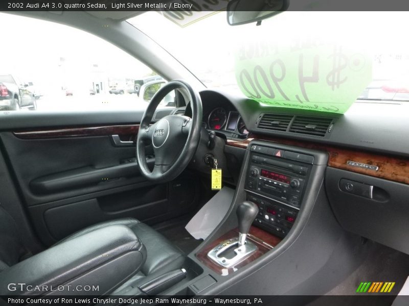 Light Silver Metallic / Ebony 2002 Audi A4 3.0 quattro Sedan