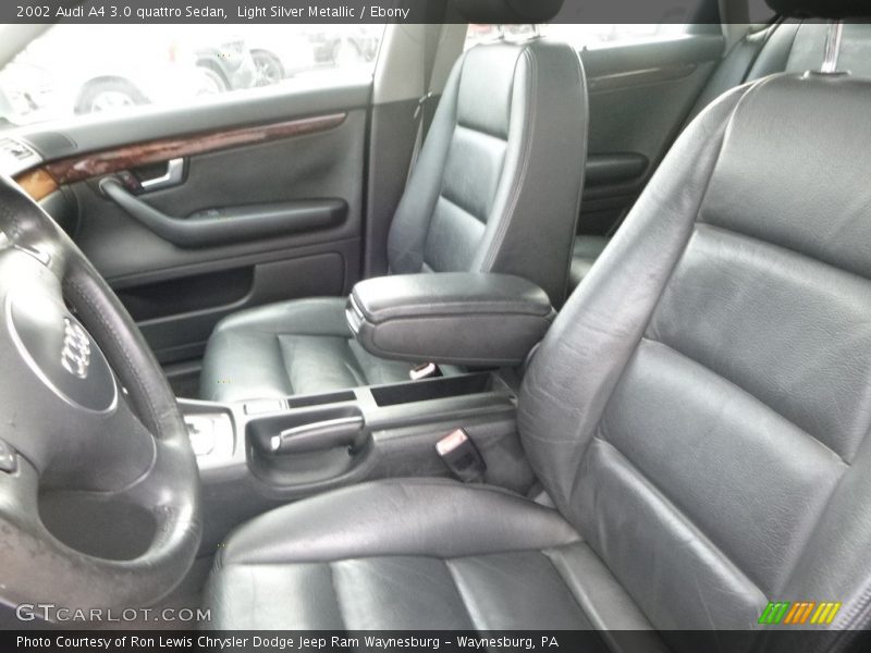 Light Silver Metallic / Ebony 2002 Audi A4 3.0 quattro Sedan