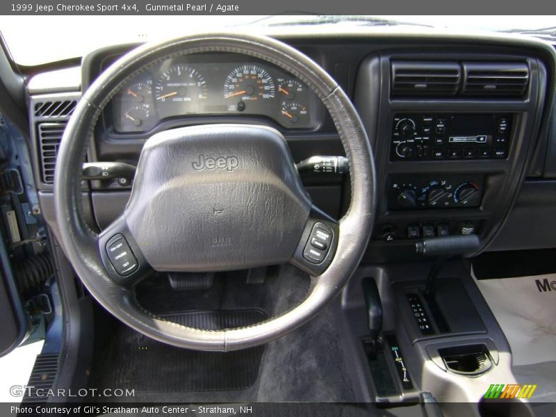 Gunmetal Pearl / Agate 1999 Jeep Cherokee Sport 4x4