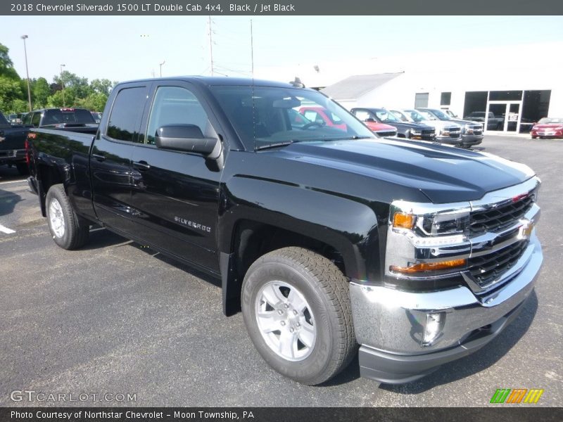 Black / Jet Black 2018 Chevrolet Silverado 1500 LT Double Cab 4x4