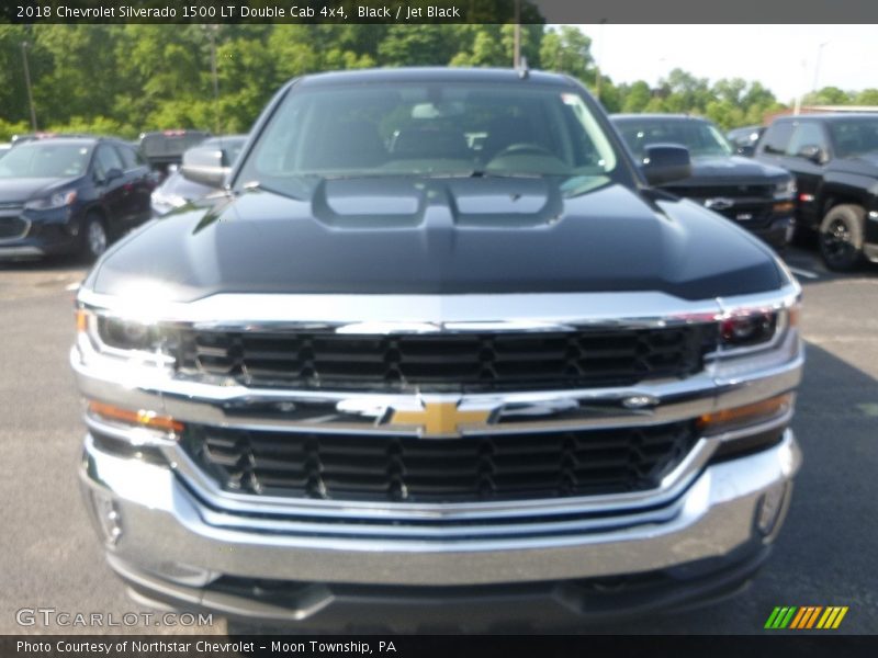 Black / Jet Black 2018 Chevrolet Silverado 1500 LT Double Cab 4x4