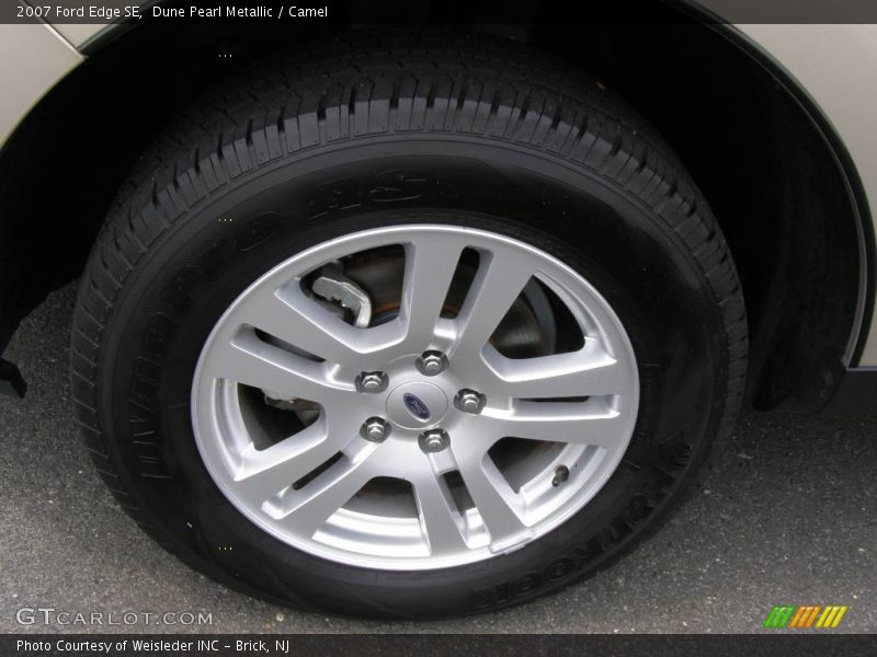 Dune Pearl Metallic / Camel 2007 Ford Edge SE