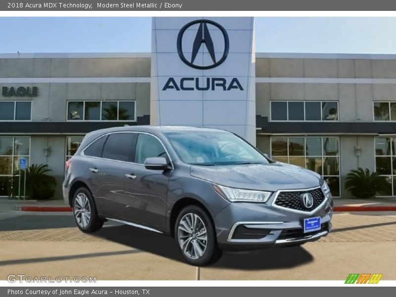Modern Steel Metallic / Ebony 2018 Acura MDX Technology